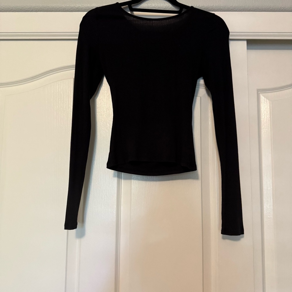 Hollister Black Long Sleeve Top